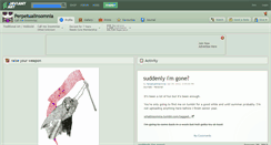 Desktop Screenshot of perpetualinsomnia.deviantart.com
