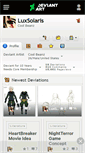 Mobile Screenshot of luxsolaris.deviantart.com