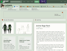 Tablet Screenshot of luxsolaris.deviantart.com