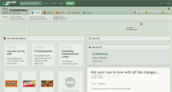 Desktop Screenshot of cha0sm0nkey.deviantart.com