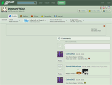 Tablet Screenshot of digimonfreak.deviantart.com