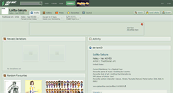 Desktop Screenshot of lolita-sakura.deviantart.com