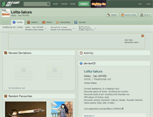 Tablet Screenshot of lolita-sakura.deviantart.com