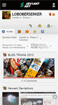 Mobile Screenshot of loboberserker.deviantart.com