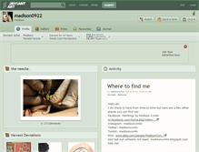 Tablet Screenshot of madison0922.deviantart.com