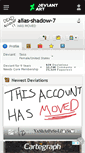 Mobile Screenshot of alias-shadow-7.deviantart.com
