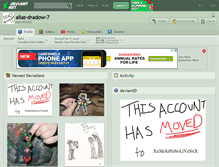 Tablet Screenshot of alias-shadow-7.deviantart.com