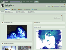 Tablet Screenshot of endless-dark.deviantart.com