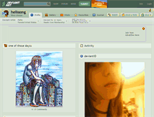 Tablet Screenshot of helissong.deviantart.com
