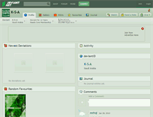 Tablet Screenshot of k-s-a.deviantart.com