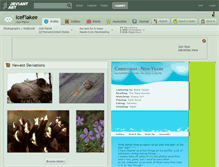 Tablet Screenshot of iceflakee.deviantart.com