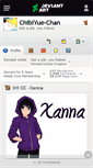 Mobile Screenshot of chibiyue-chan.deviantart.com