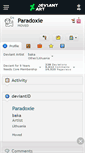 Mobile Screenshot of paradoxie.deviantart.com