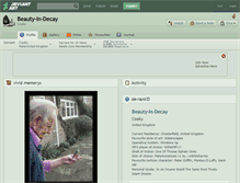 Tablet Screenshot of beauty-in-decay.deviantart.com