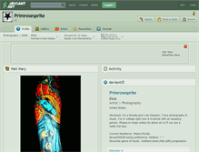 Tablet Screenshot of primrosesprite.deviantart.com