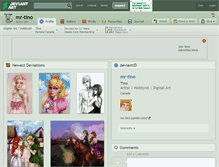 Tablet Screenshot of mr-tino.deviantart.com