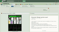 Desktop Screenshot of deathbyviola.deviantart.com