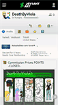 Mobile Screenshot of deathbyviola.deviantart.com