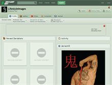 Tablet Screenshot of lifestyleimages.deviantart.com