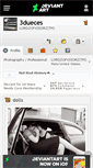 Mobile Screenshot of 3dueces.deviantart.com