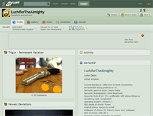Tablet Screenshot of luchiferthealmighty.deviantart.com