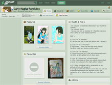 Tablet Screenshot of carly-nagisa-fanclub.deviantart.com