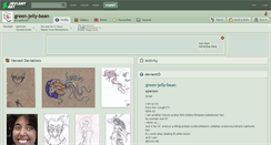 Desktop Screenshot of green-jelly-bean.deviantart.com