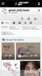 Mobile Screenshot of green-jelly-bean.deviantart.com