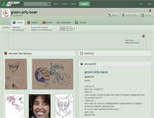 Tablet Screenshot of green-jelly-bean.deviantart.com