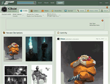 Tablet Screenshot of kzbulat.deviantart.com