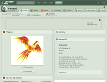 Tablet Screenshot of lcamaral.deviantart.com