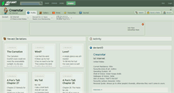 Desktop Screenshot of creamstar.deviantart.com