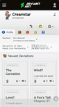 Mobile Screenshot of creamstar.deviantart.com