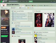 Tablet Screenshot of eternal-light-itachi.deviantart.com