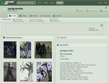 Tablet Screenshot of paulgroendes.deviantart.com