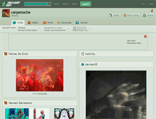 Tablet Screenshot of carpenoche.deviantart.com