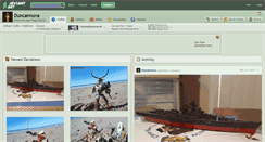 Desktop Screenshot of duncannuva.deviantart.com