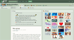 Desktop Screenshot of naruto-university.deviantart.com