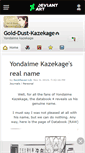 Mobile Screenshot of gold-dust-kazekage.deviantart.com