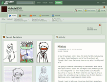 Tablet Screenshot of nicholai3301.deviantart.com