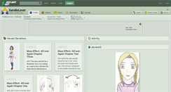 Desktop Screenshot of kandlelover.deviantart.com
