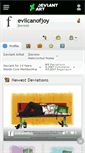 Mobile Screenshot of evilcanofjoy.deviantart.com