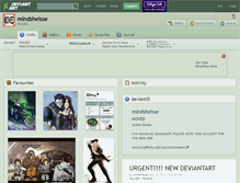 Tablet Screenshot of mindsheisse.deviantart.com
