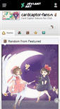 Mobile Screenshot of cardcaptor-fans.deviantart.com