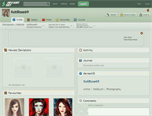 Tablet Screenshot of kotirose69.deviantart.com