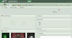 Desktop Screenshot of flict.deviantart.com