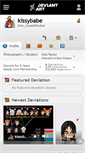 Mobile Screenshot of kissybabe.deviantart.com