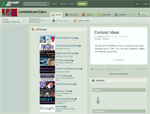 Tablet Screenshot of combaticonclub.deviantart.com