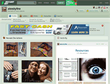 Tablet Screenshot of alexskyline.deviantart.com