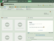 Tablet Screenshot of lelenaanatolievna.deviantart.com